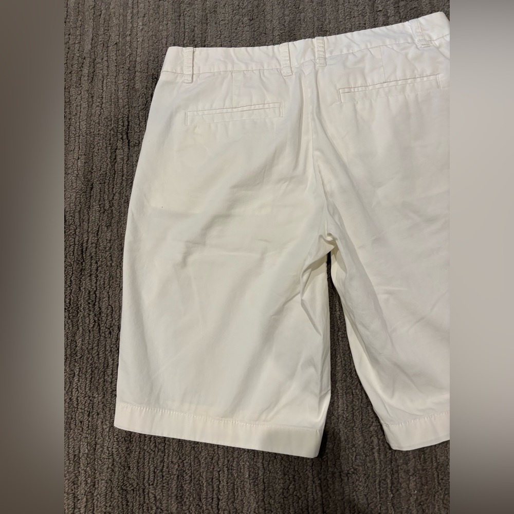 Jcrew White Bermuda Shorts - Picture 9 of 13